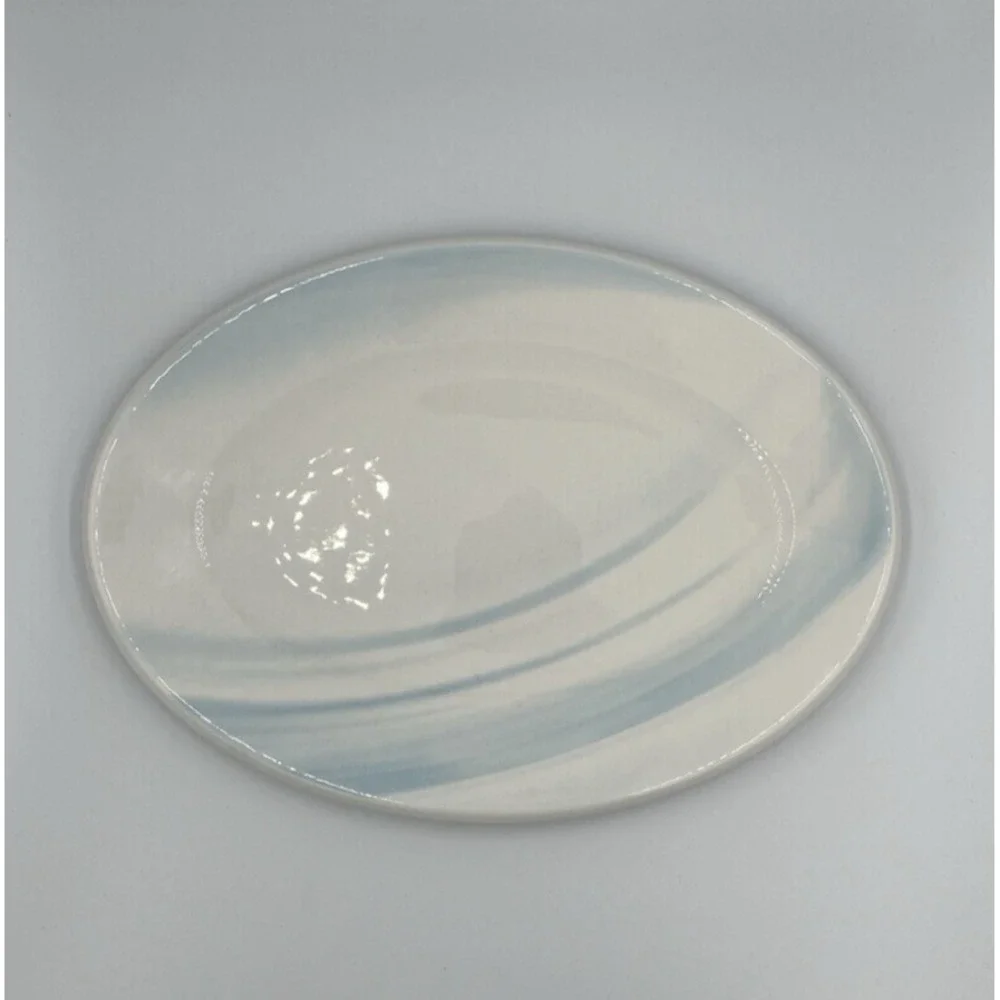 Villeroy & Boch City Life Sky Blue Oval Serving Platter 14